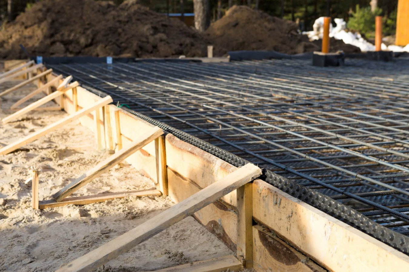 Slab foundation building in El Monte, CA